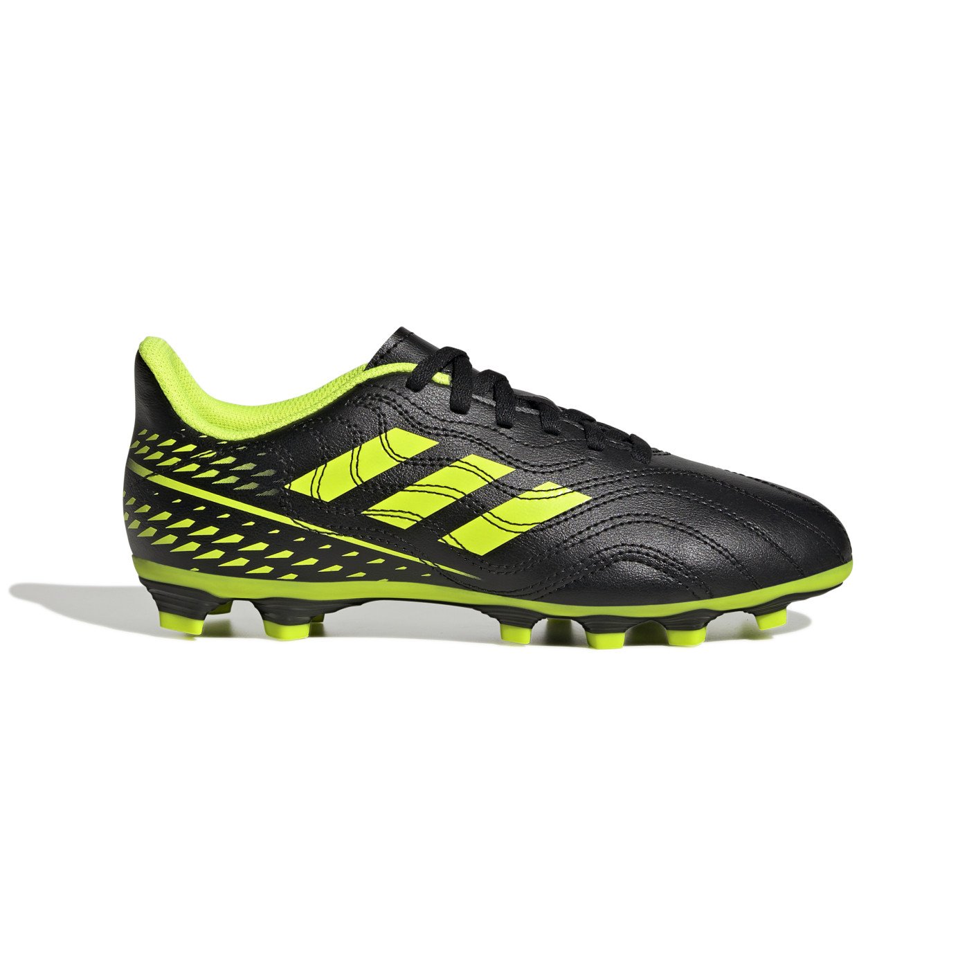 adidas Copa Sense.4 Gazon Naturel Gazon Artificiel Chaussures de Foot (FxG) Enfants Noir Jaune