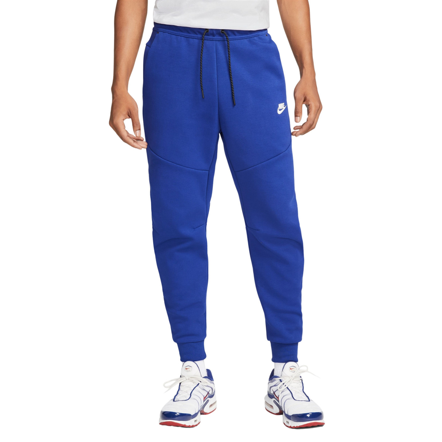 Nike Tech Fleece Jogger Blauw Wit
