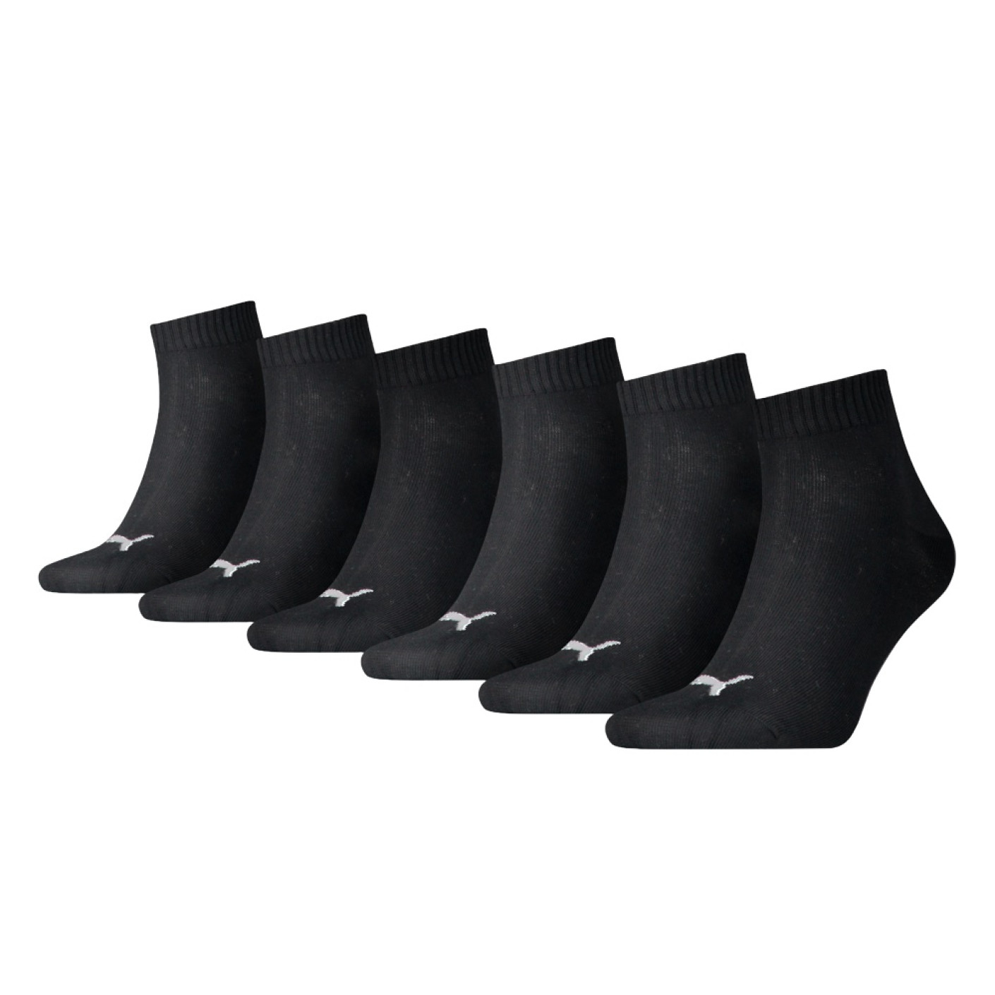 Lot de 6 paires de chaussettes de sport PUMA, noires