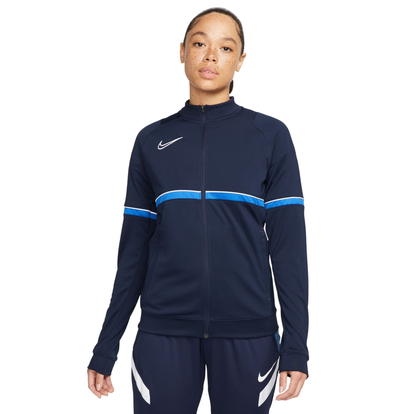 Veste d'entraînement Nike Dri-Fit Academy 21 pour femme, bleu