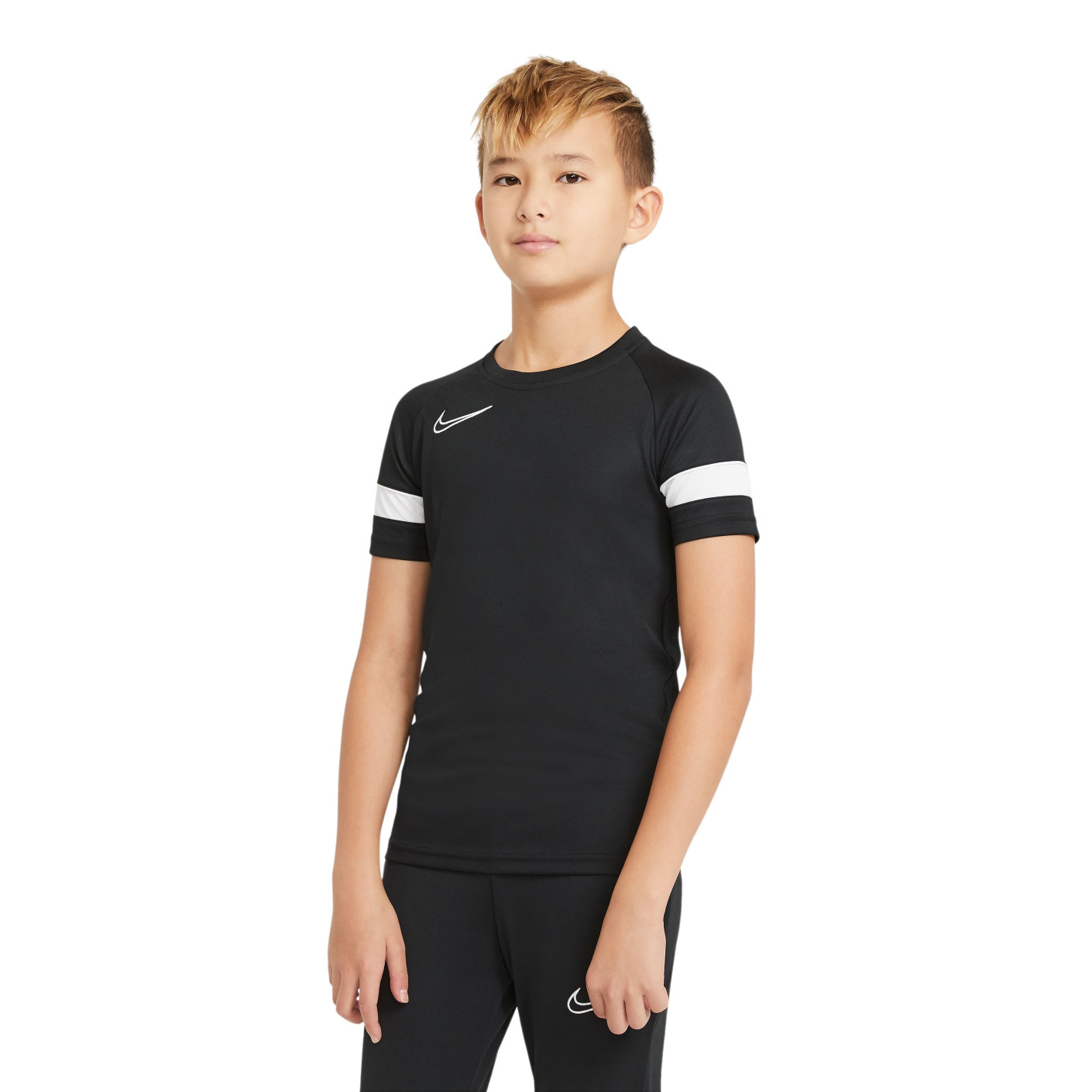 Chemise d'entraînement Nike Dri-Fit Academy 21 pour enfants, noir