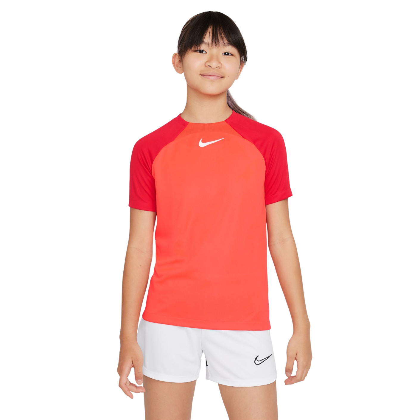 Chemise d'entraînement Nike Academy Pro pour enfants rouge foncé