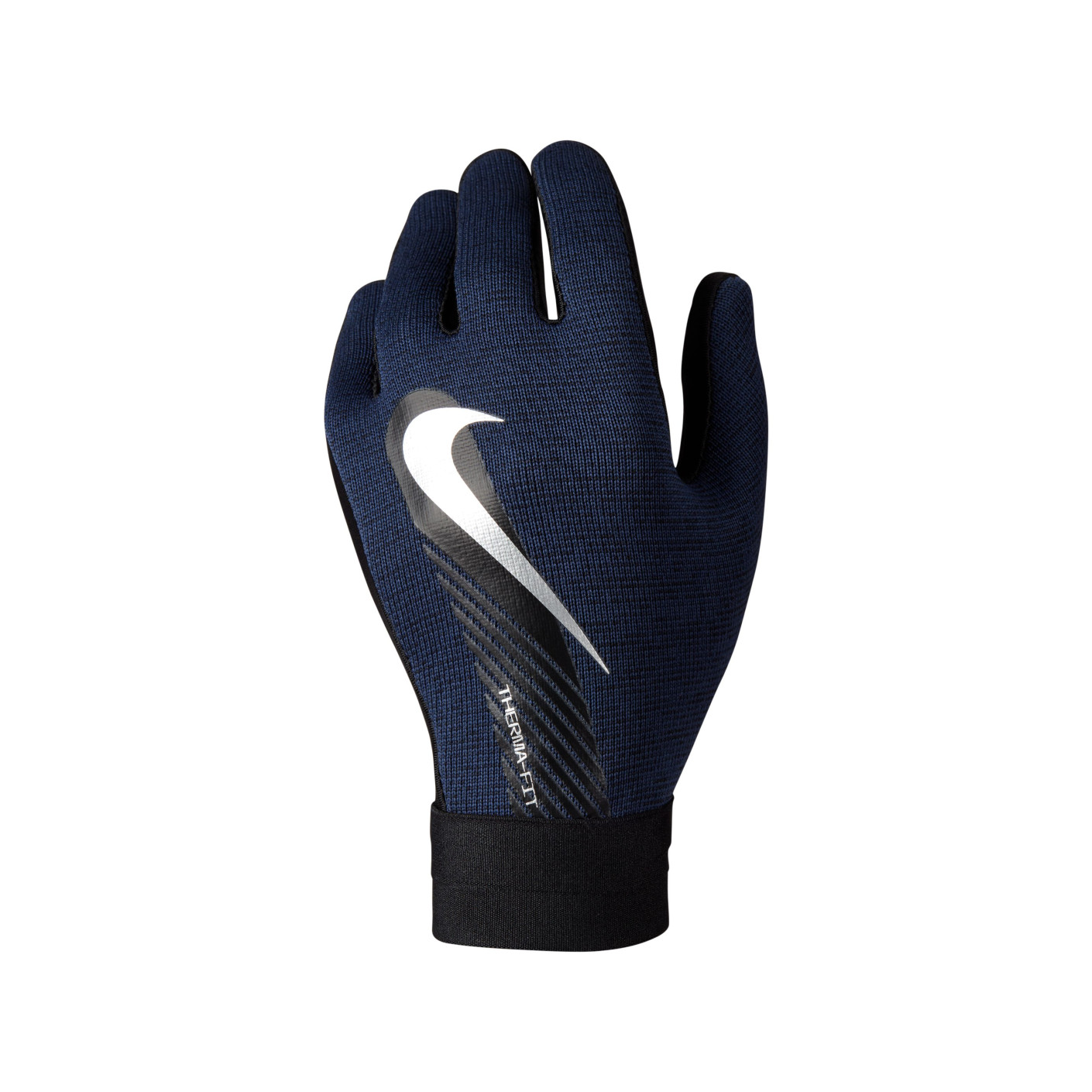 Nike Therma-Fit Academy Gants Enfants Bleu Foncé Argenté