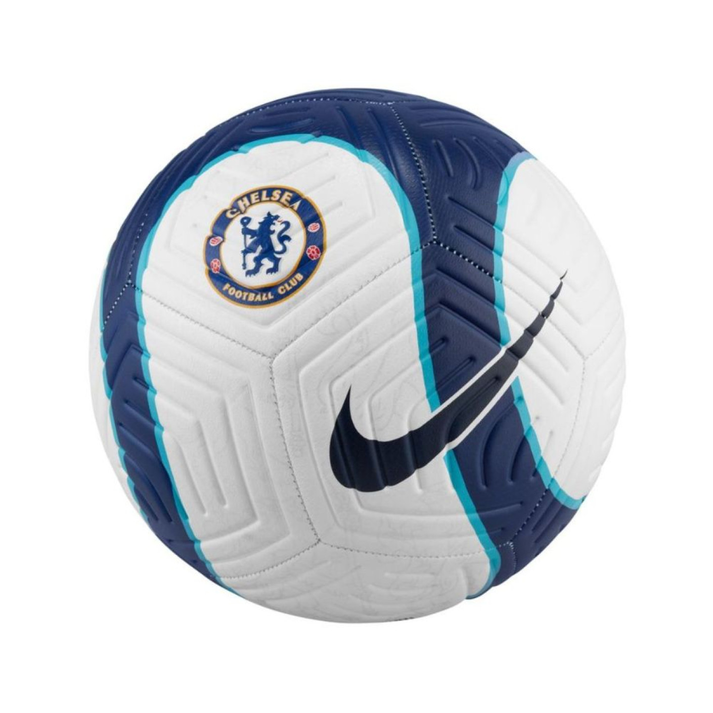 Nike Chelsea Strike Ballon de Foot Blanc Bleu Bleu Foncé