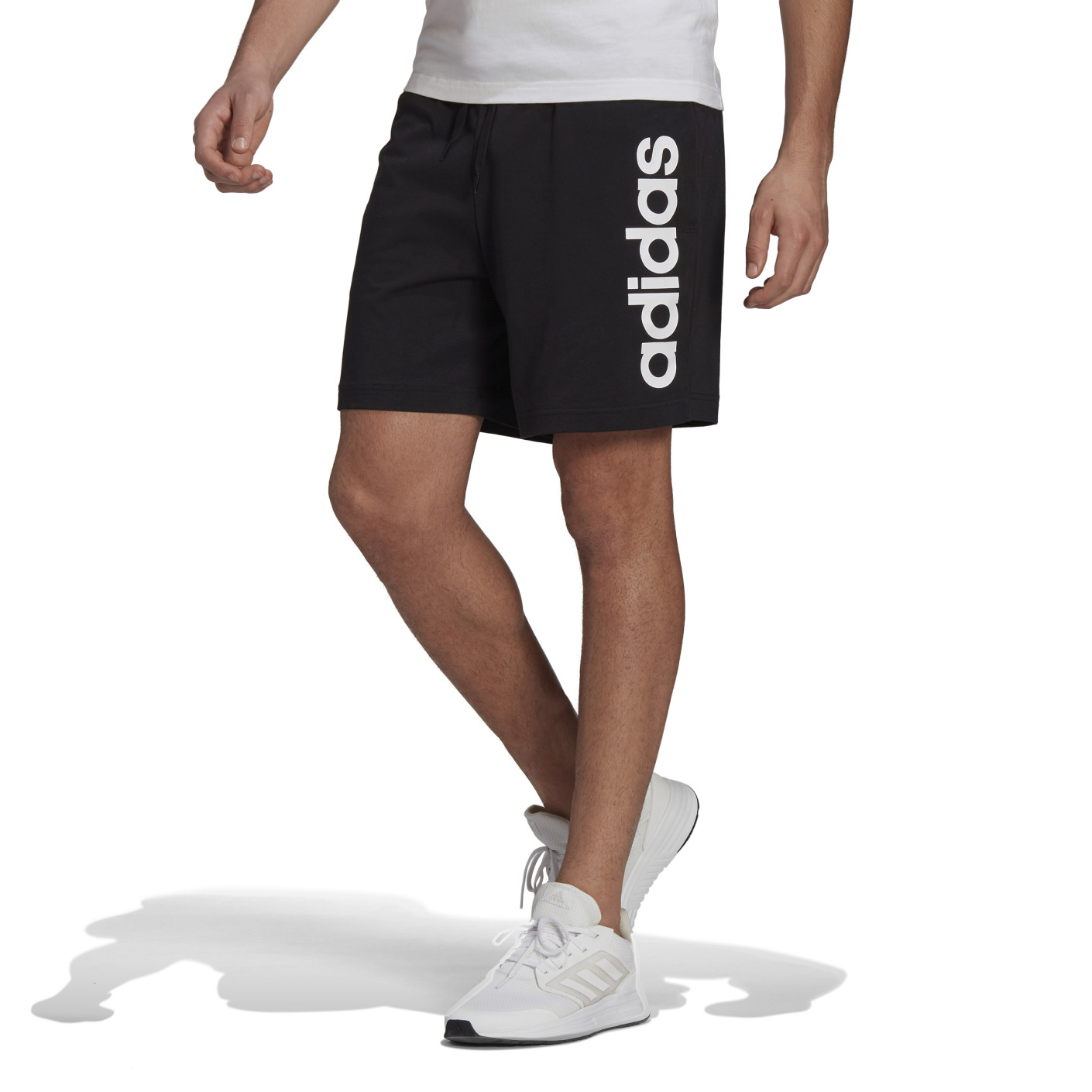 adidas AEROREADY Essentials Linear Logo Broekje Zwart