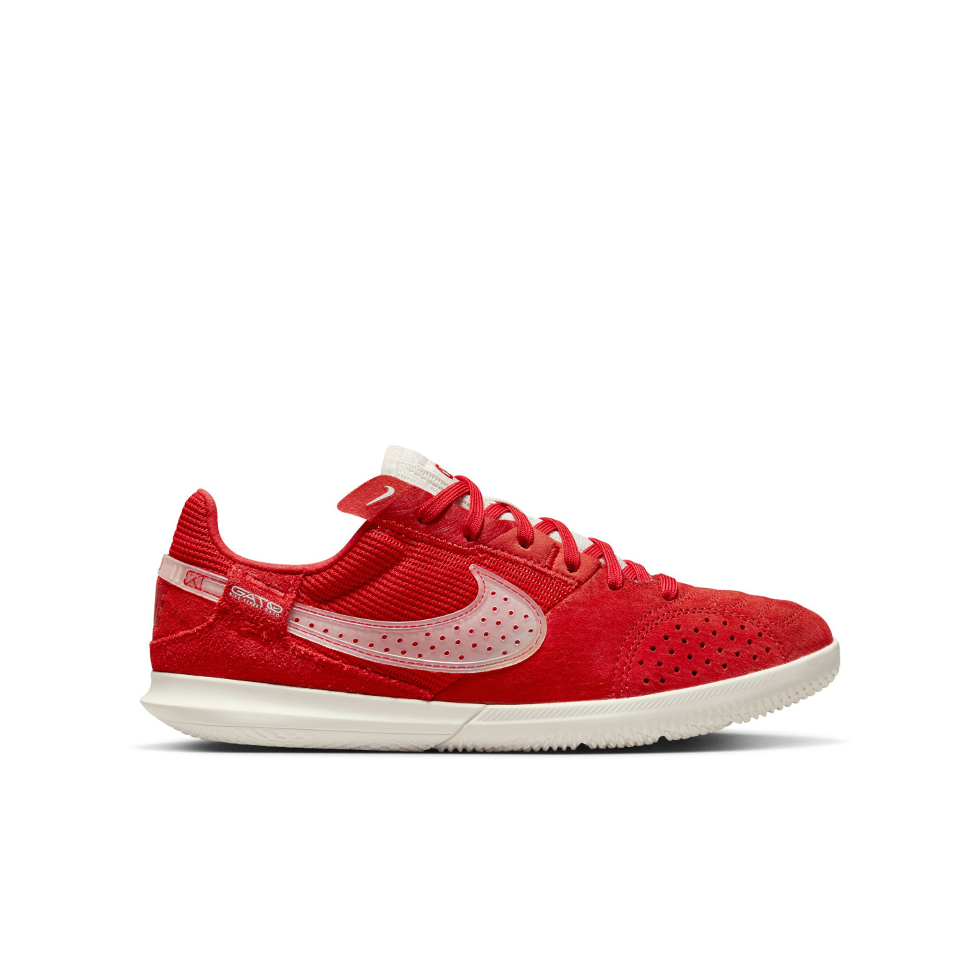 Nike Streetgato Chaussures de Foot Street Enfants Rouge Blanc