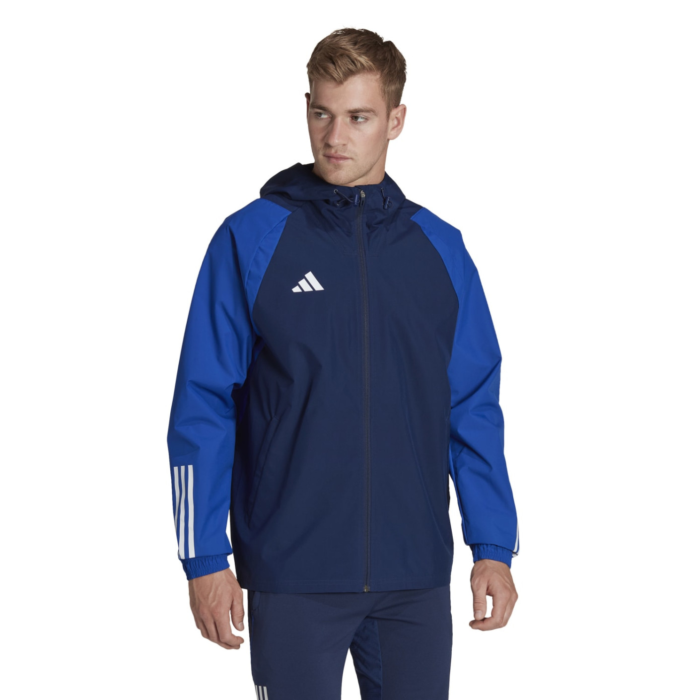 adidas Tiro 23 Competition Allweather Veste Bleu Foncé Bleu
