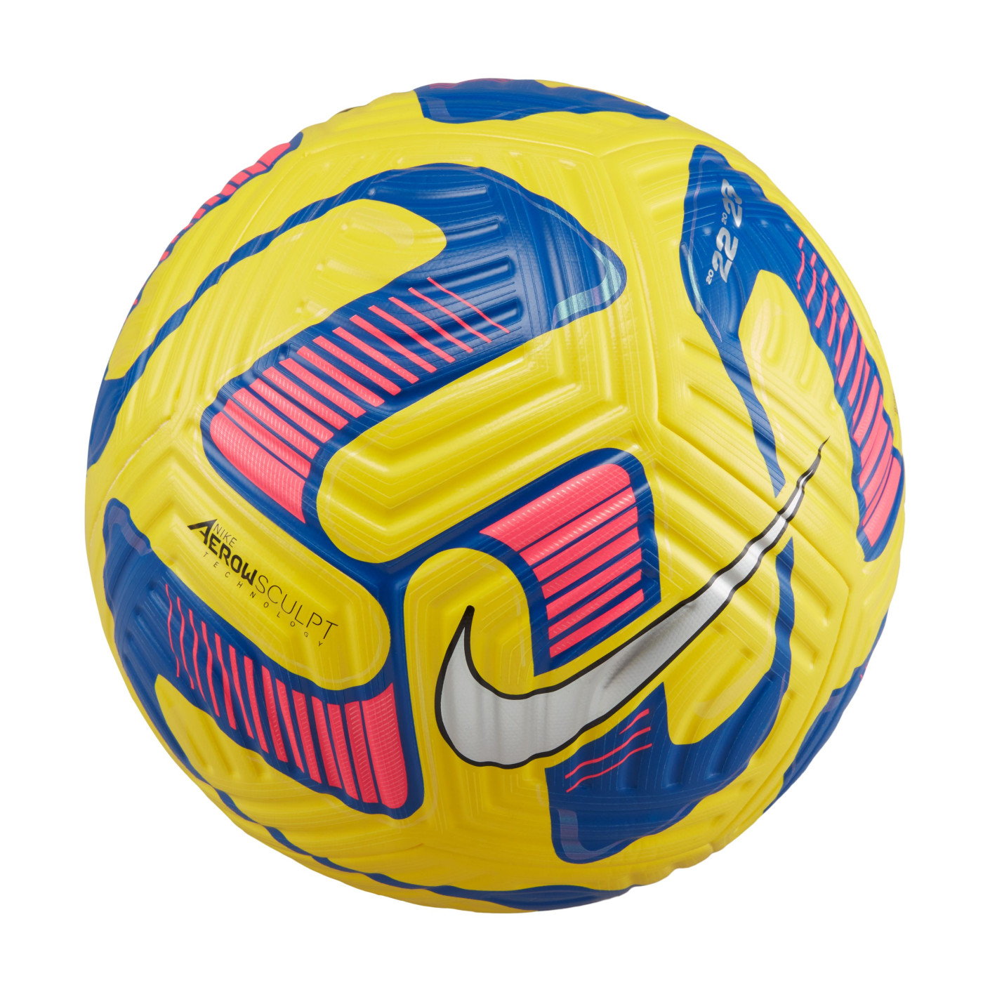 Nike Flight Ballon de Football Jaune Bleu Argent