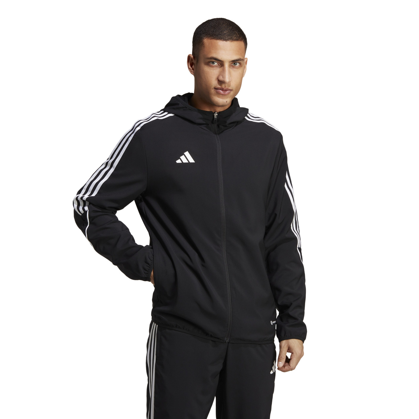 adidas Tiro 23 League Veste Coupe-Vent Noir Blanc