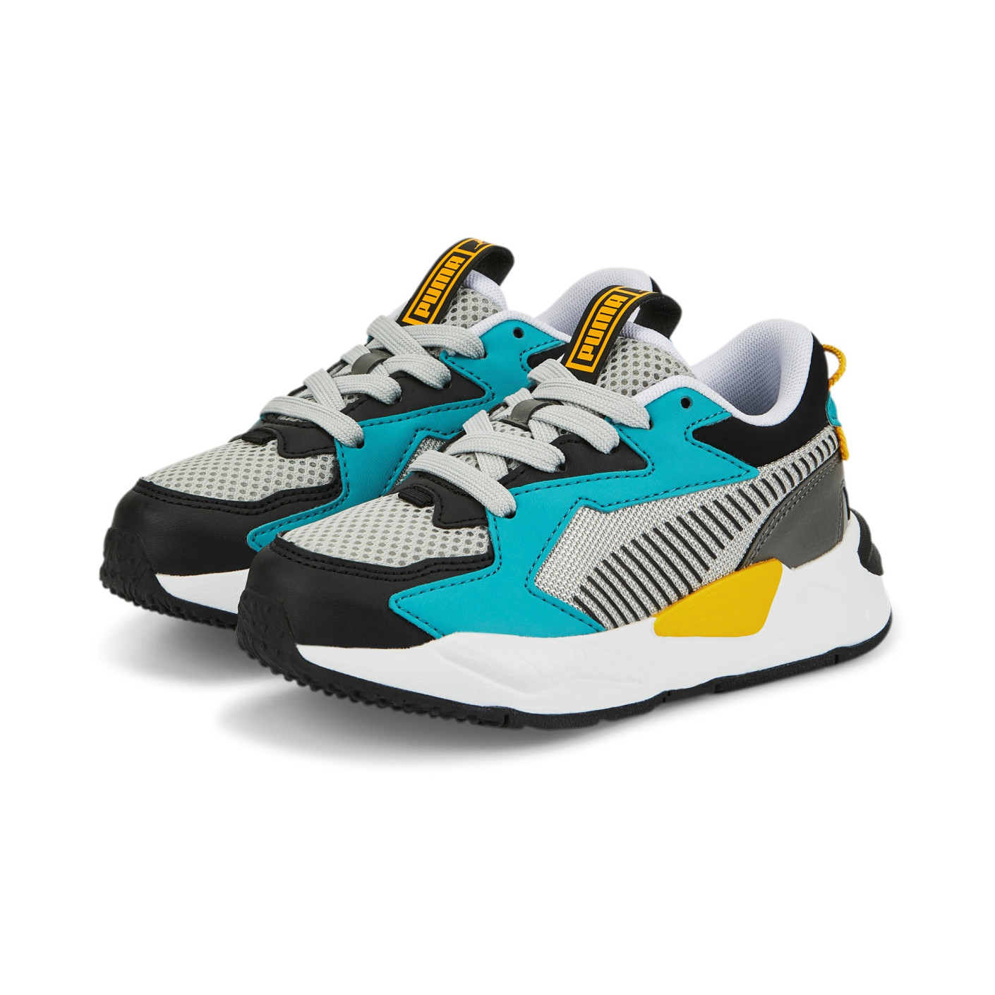 PUMA RS-Z Core Baskets Enfants Tout-Petits Gris Noir Bleu