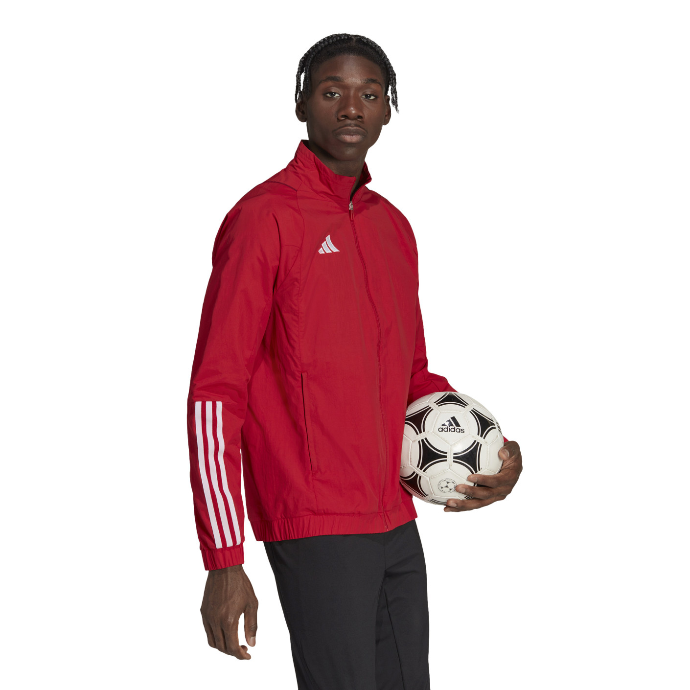 adidas Tiro 23 Competition Présentation Veste d'Entraînement Rouge Blanc
