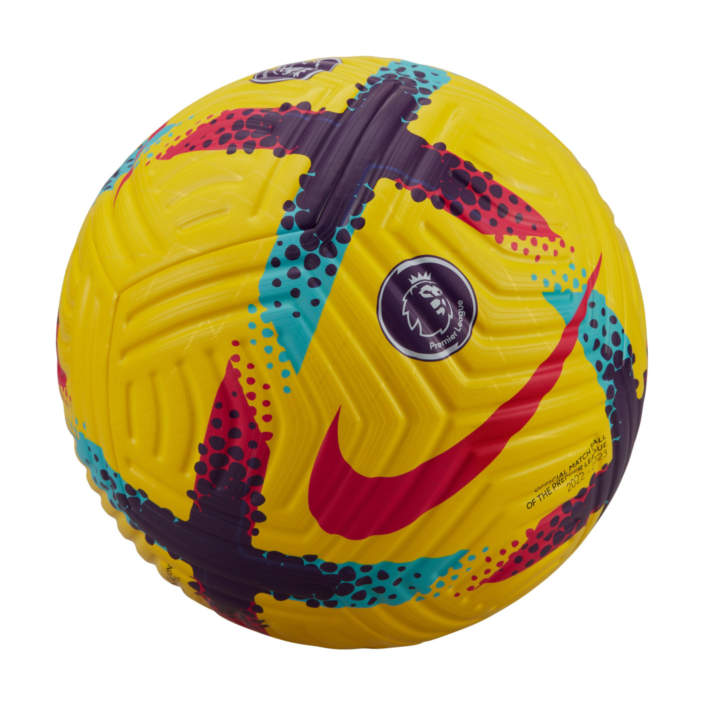 Nike Premier League Flight Ballon de Football Jaune Mauve