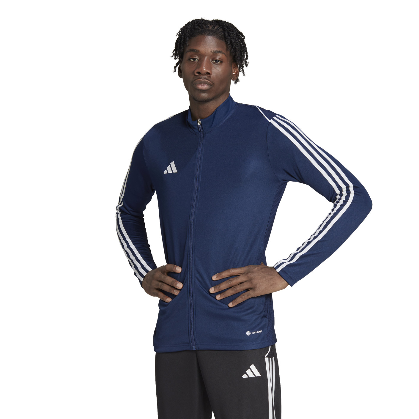 adidas Tiro 23 League Trainingsjack Donkerblauw Wit