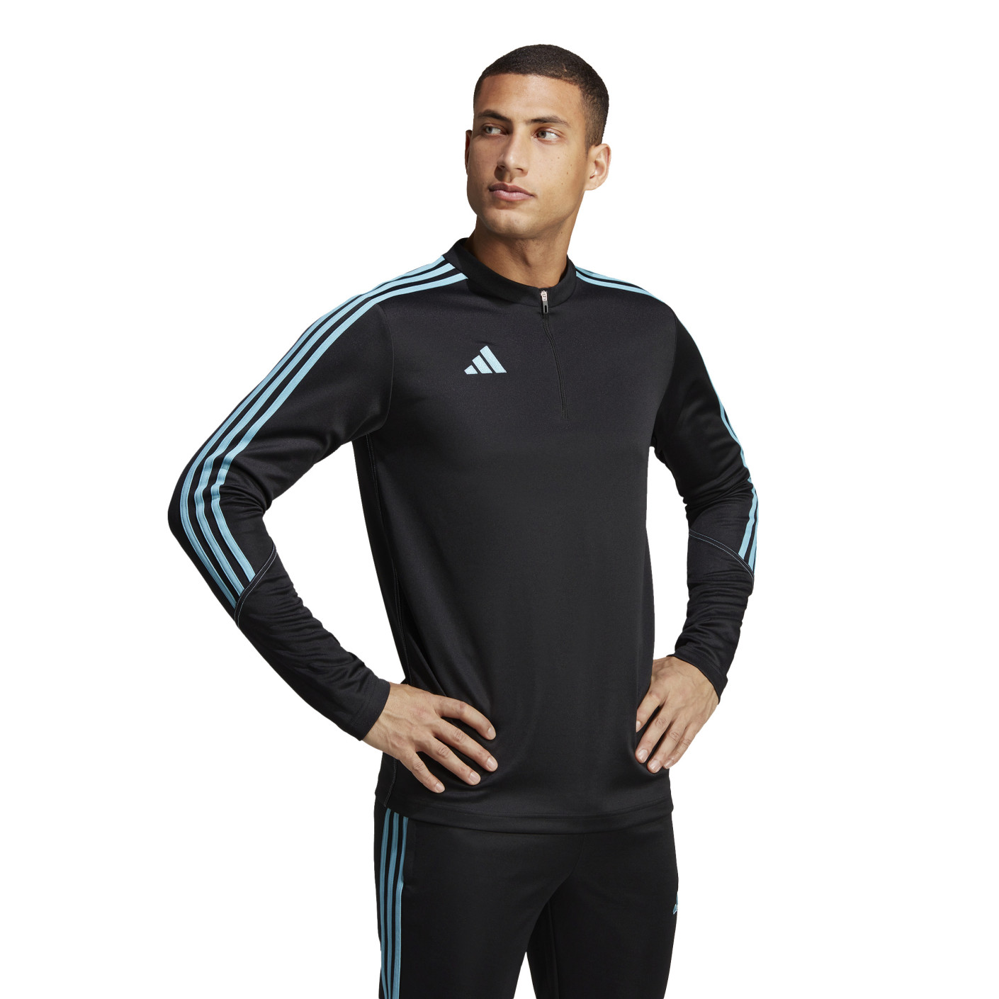 adidas Tiro 23 Club Haut d'Entraînement Noir Bleu