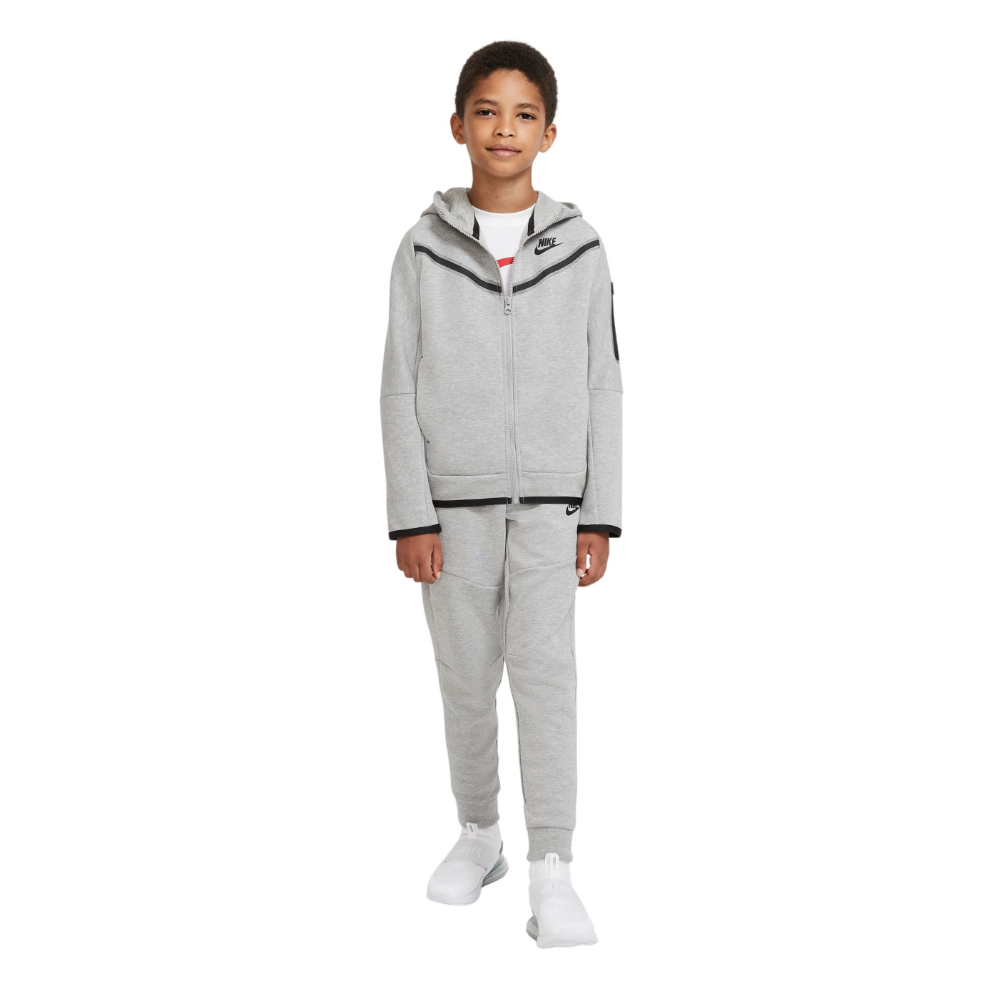 Nike Tech Fleece Survêtement Enfants Gris