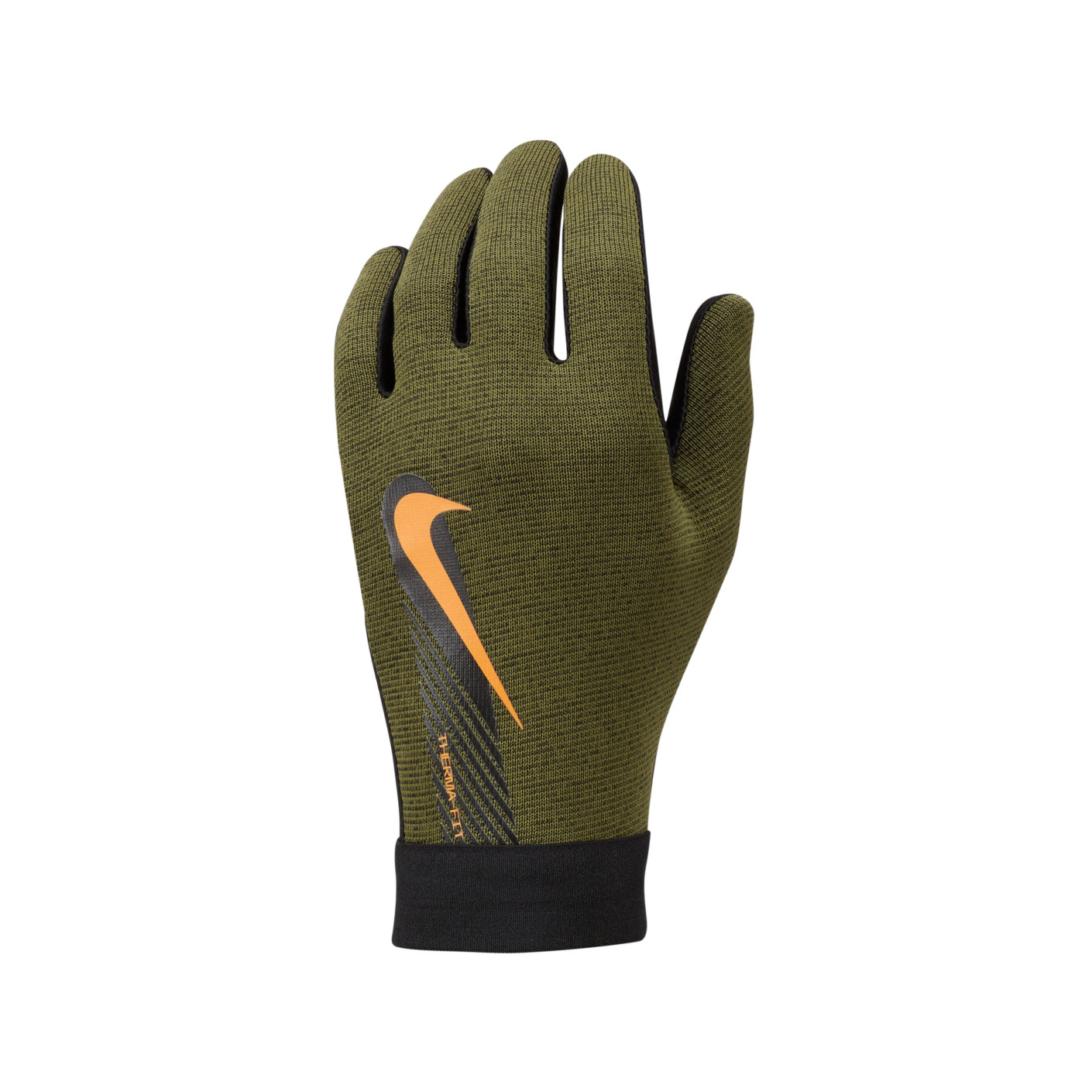 Nike Academy Therma Fit Gants Vert Olive Noir Orange