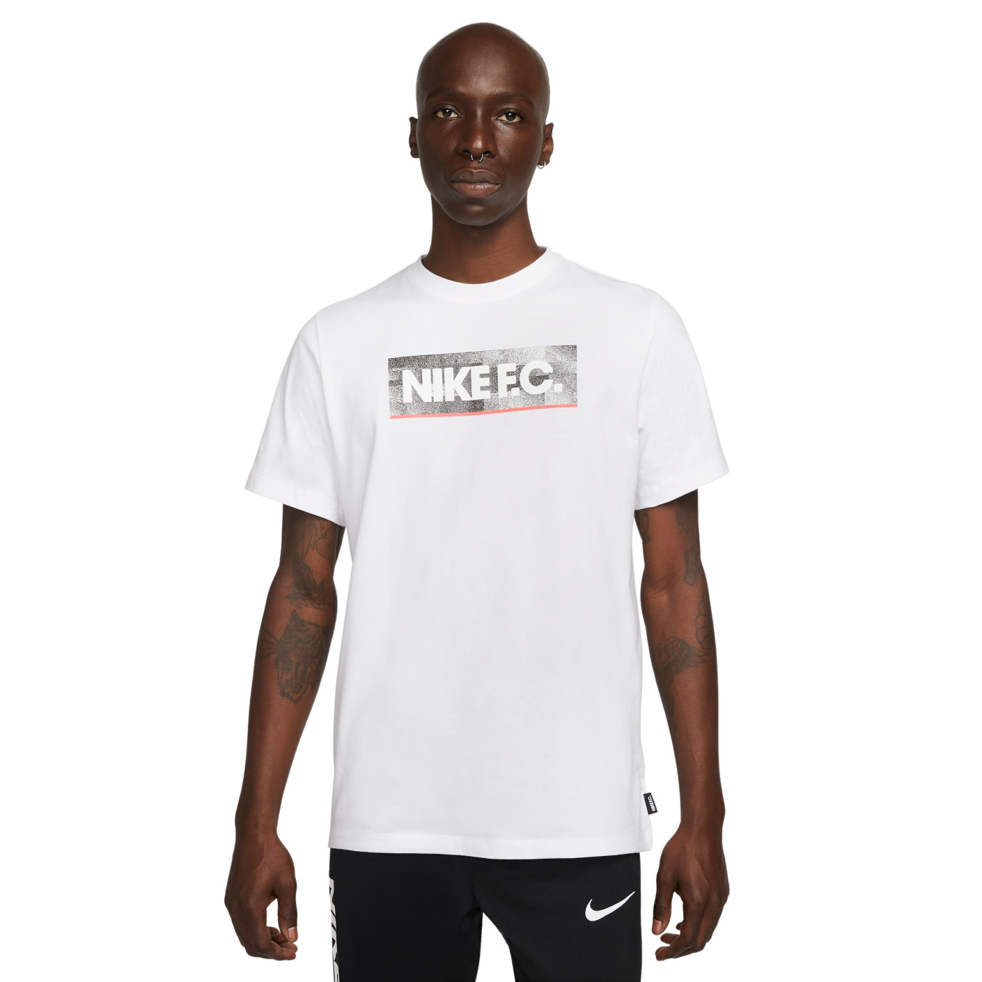 Nike F.C. T-Shirt Seasonal Block Blanc