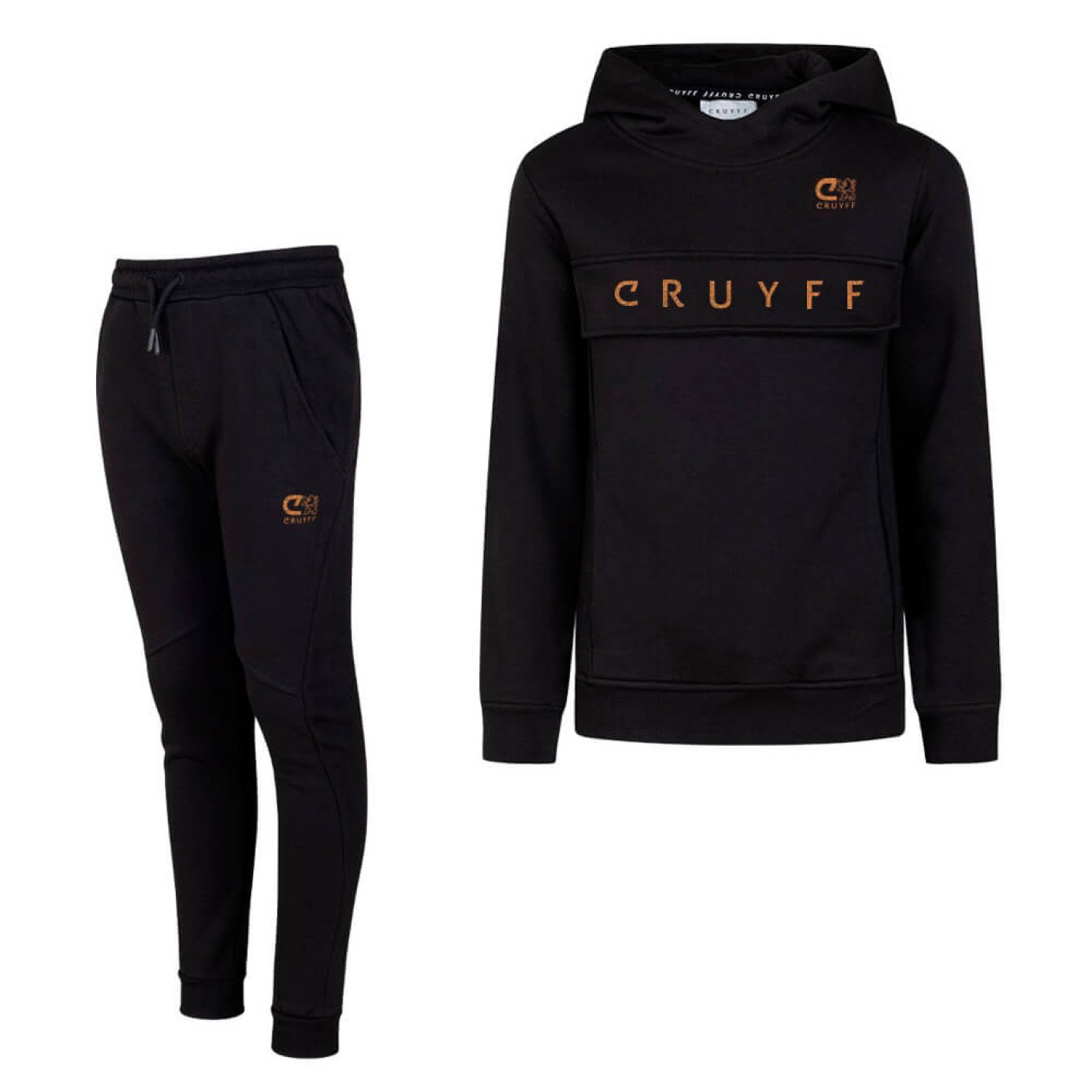 Cruyff Ranka Survêtement Enfants Noir Bronze