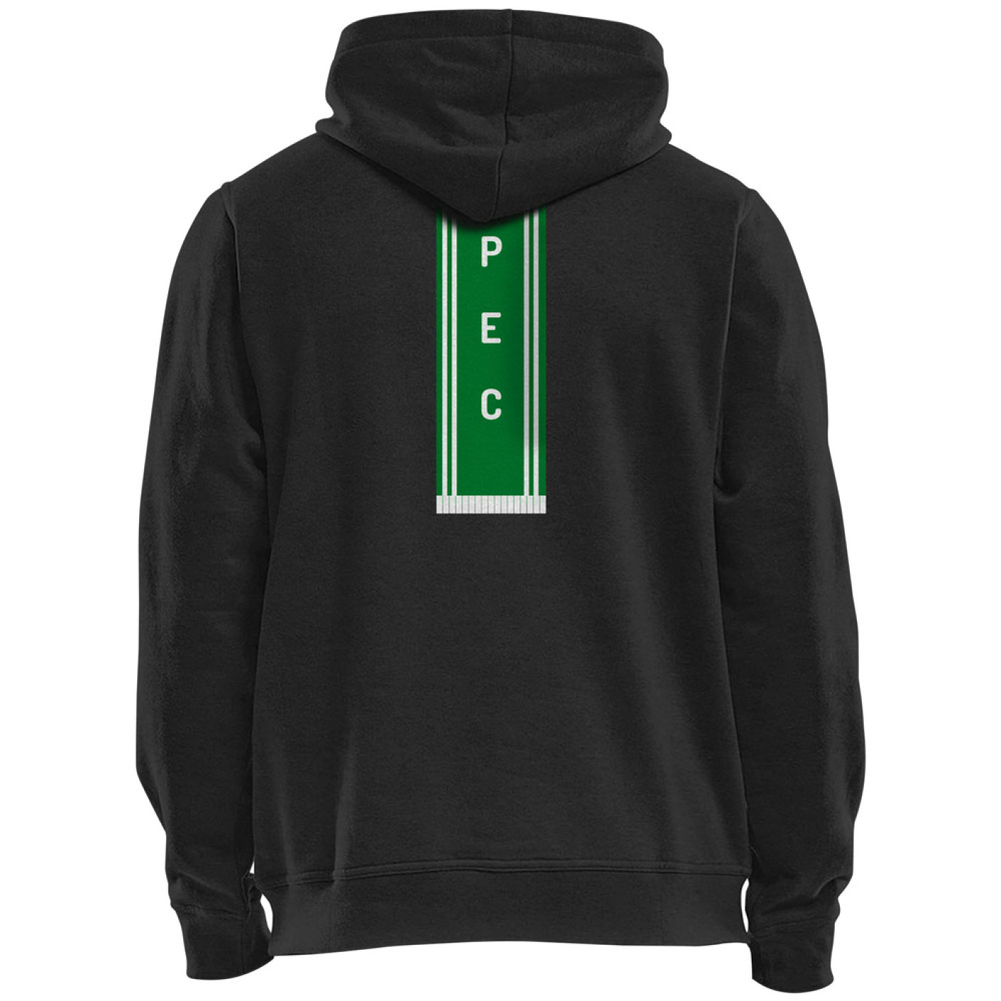 PEC Zwolle Shawl Hoodie Zwart