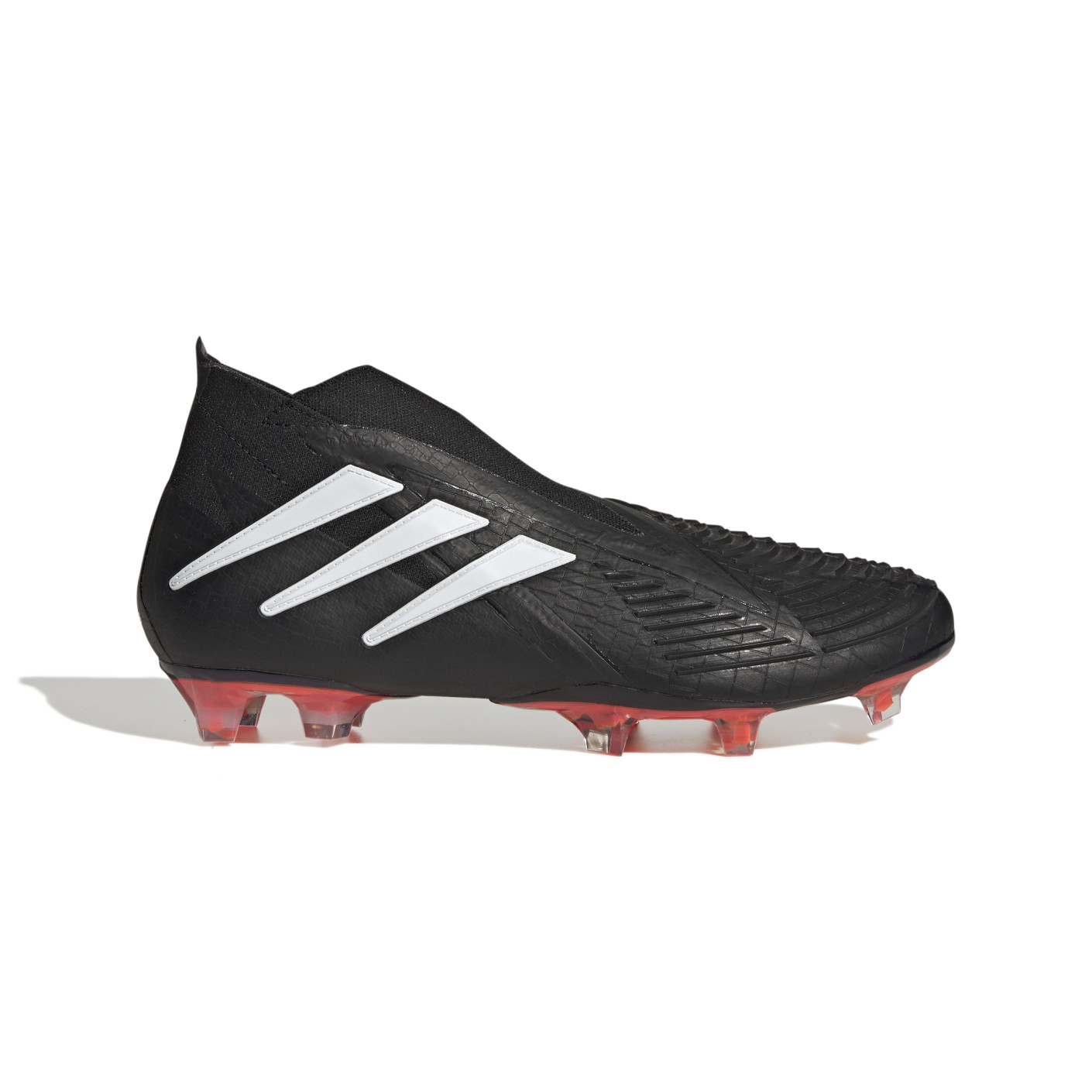 adidas Predator Edge 94+ Gazon Naturel Chaussures de Foot (FG) Noir Rouge Blanc