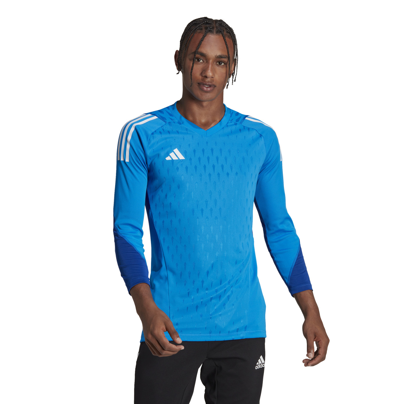 adidas Tiro 23 Pro Maillot de Gardien de But Manches Longues Bleu Blanc