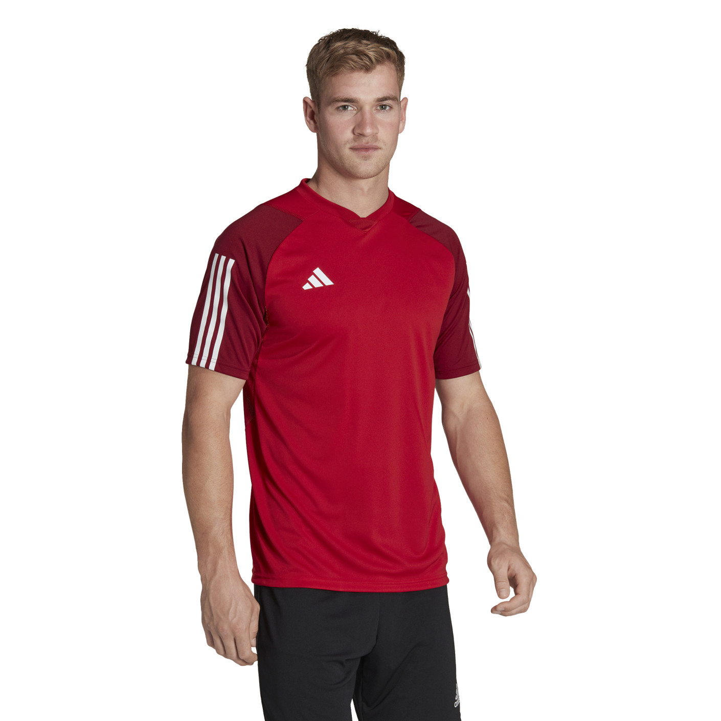 adidas Tiro 23 Competition Maillot de Foot Rouge Bordeaux