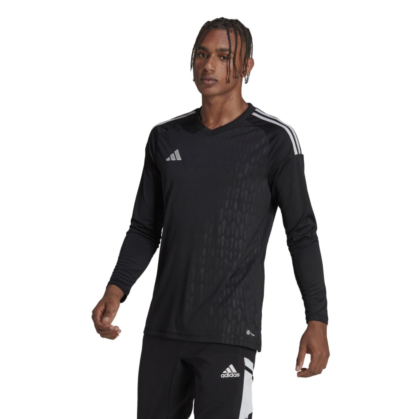 adidas Tiro 23 Competition Keepersshirt Lange Mouwen Zwart Grijs