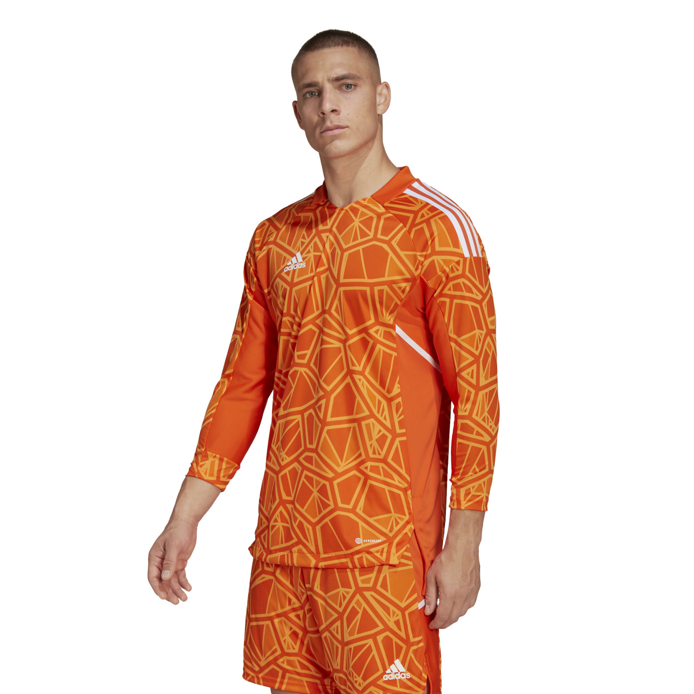 adidas Condivo 22 Maillot de Gardien de But Manches Longues Orange Blanc