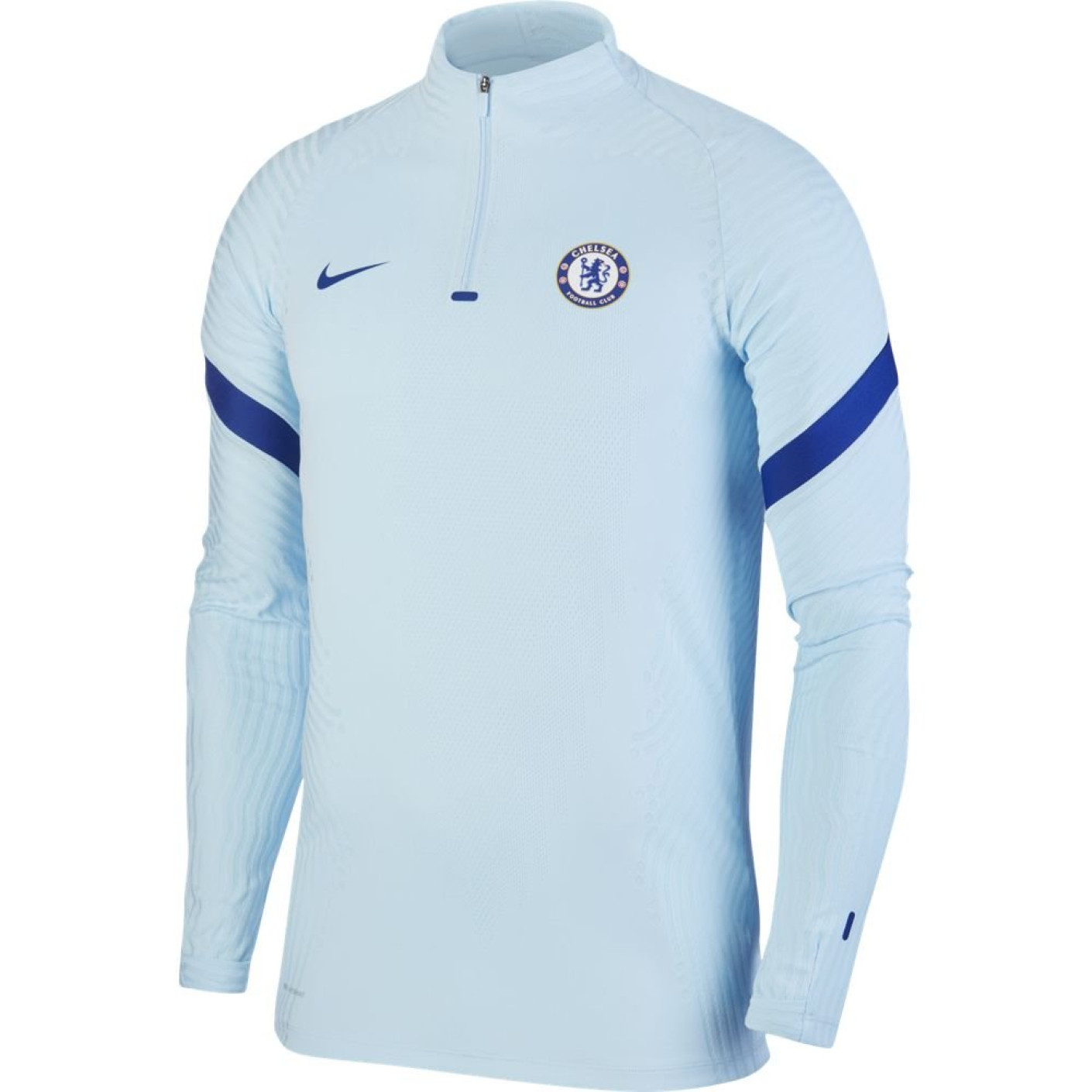 Nike Chelsea Strike Vaporknit Trainingstrui 2020-2021 Lichtblauw