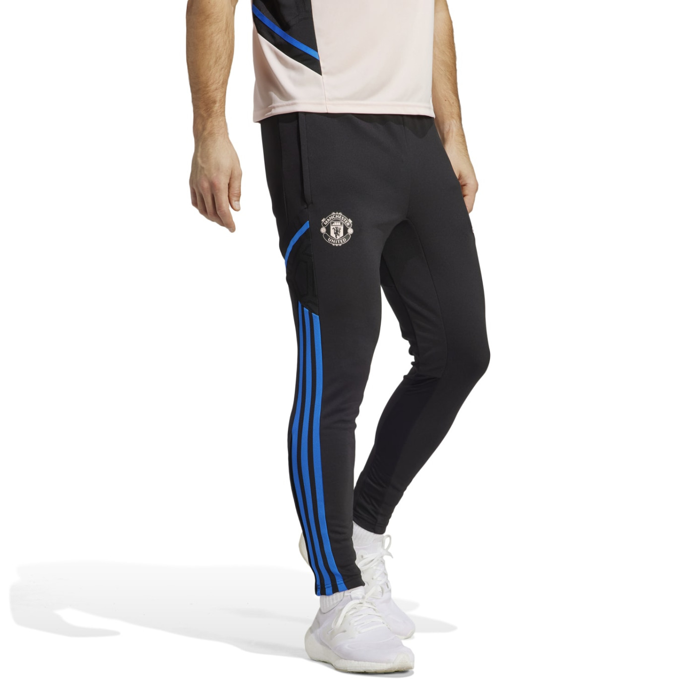 adidas Manchester United Pantalon d'Entraînement 2022-2023 Noir Bleu Rose Clair