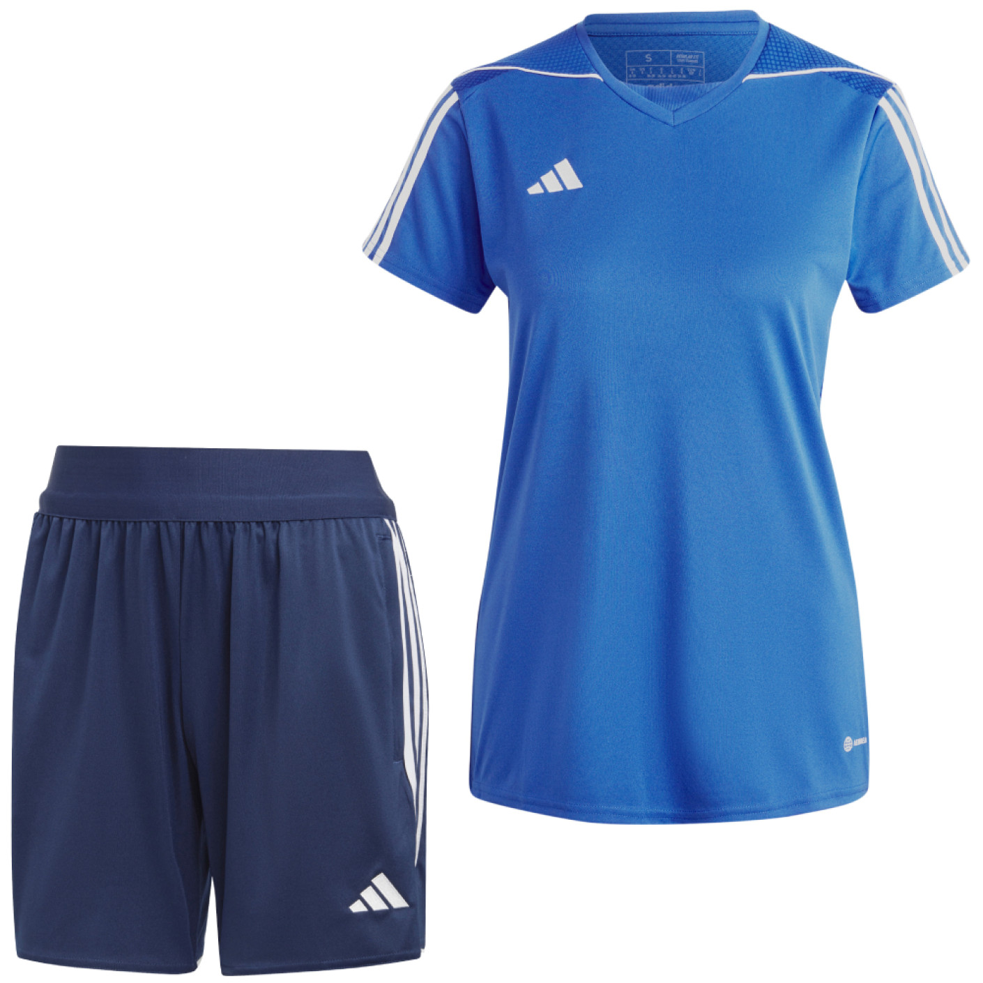adidas Tiro 23 League Trainingsset Dames Blauw Donkerblauw Wit