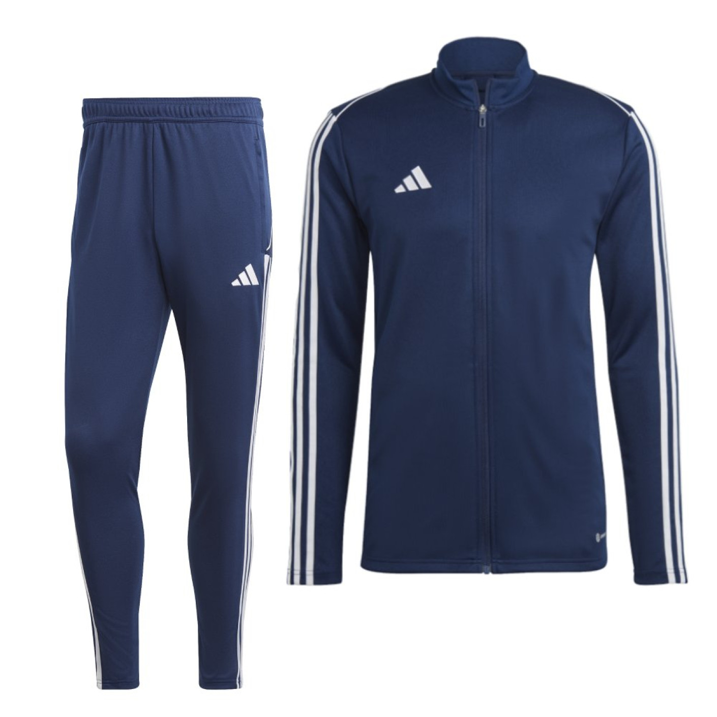 adidas Tiro 23 League Full-Zip Survêtement Bleu Foncé Blanc