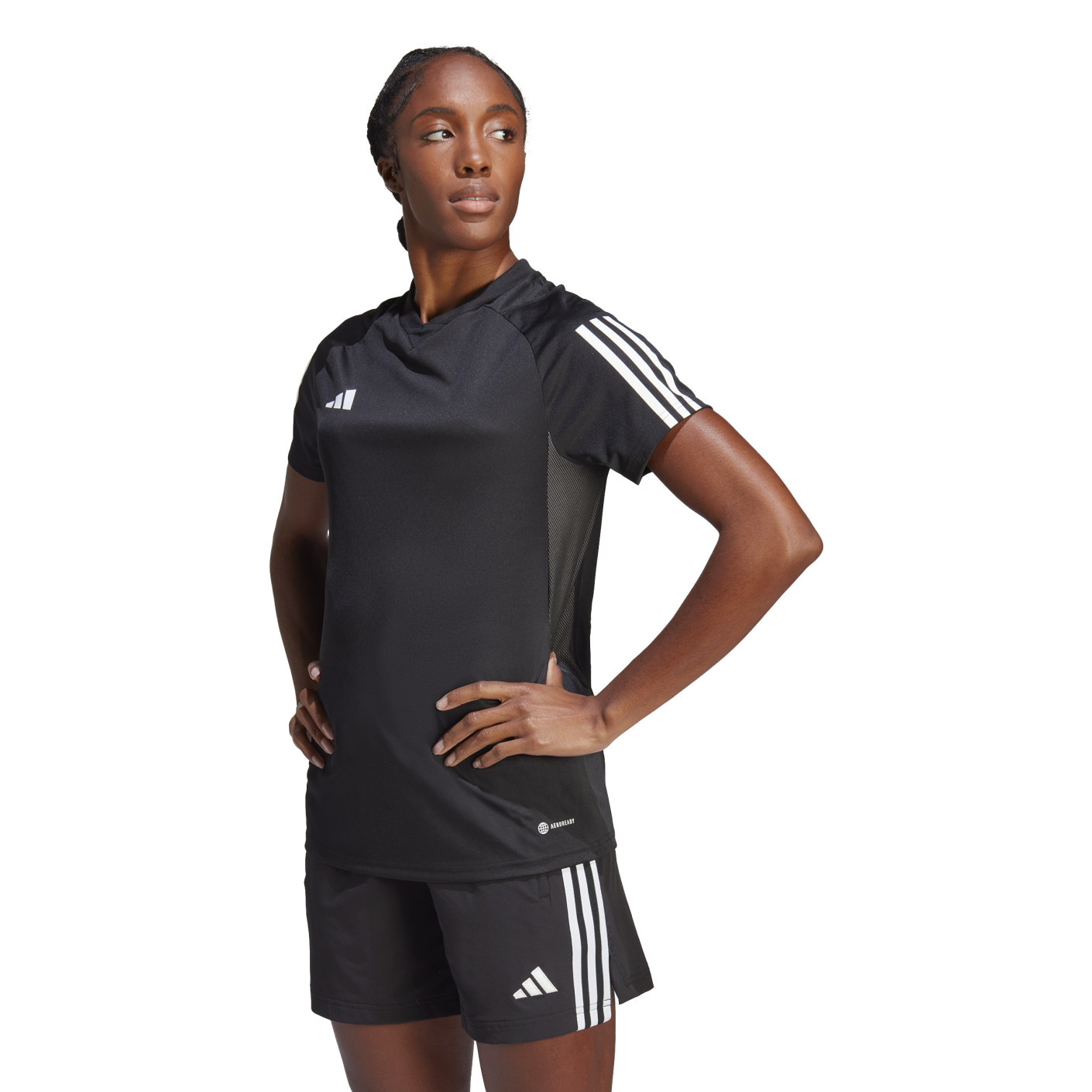 adidas Tiro 23 Competition Maillot de Foot Femmes Noir Blanc