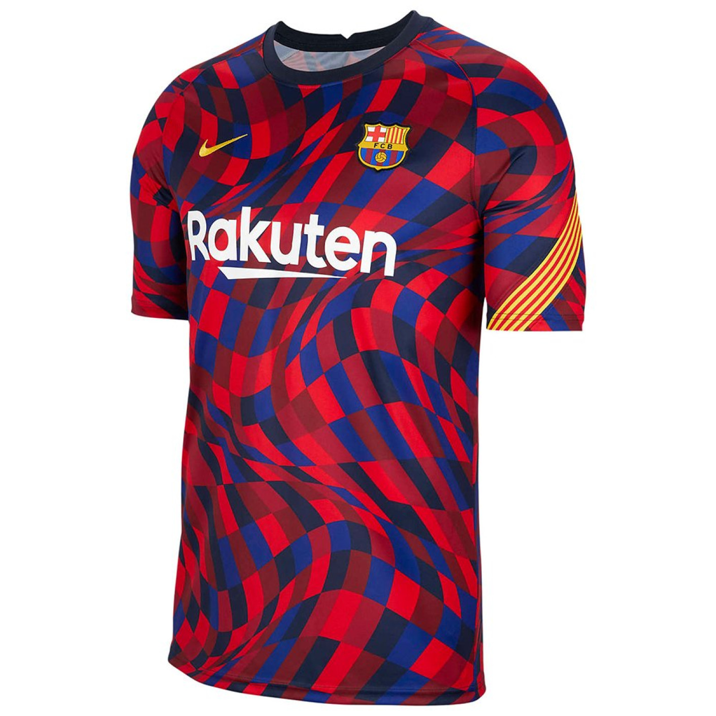 Nike FC Barcelona Breathe Pre Match Trainingsshirt 2020-2021 Rood