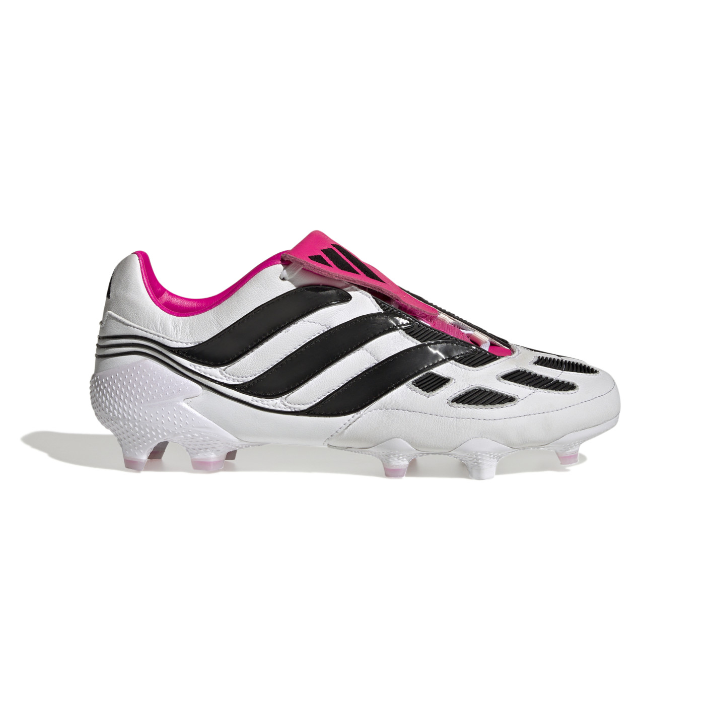 adidas Predator Precision+ Gazon Naturel Chaussures de Foot (FG) Blanc Noir Rose