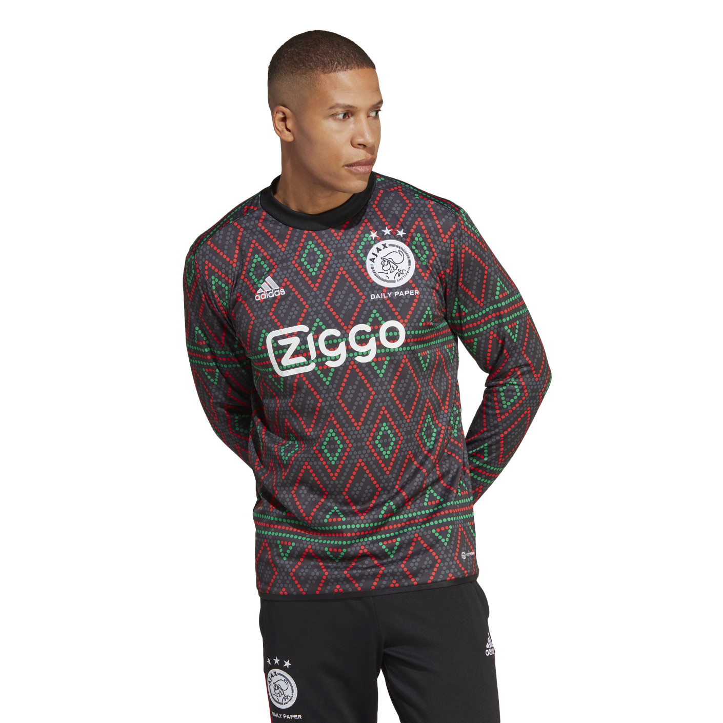 adidas Ajax Daily Paper Pre-Match Haut d'Entraînement 2022-2023 Multicolore