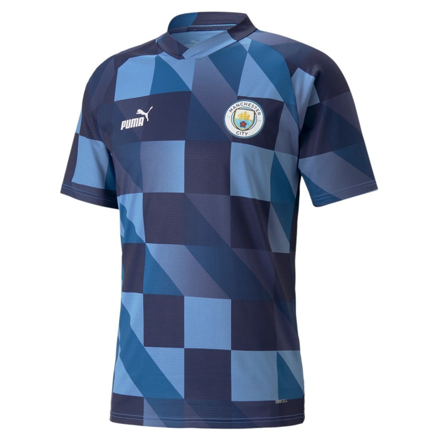 PUMA Manchester City Pre-Match Trainingsshirt 2022-2023 Blauw Donkerblauw