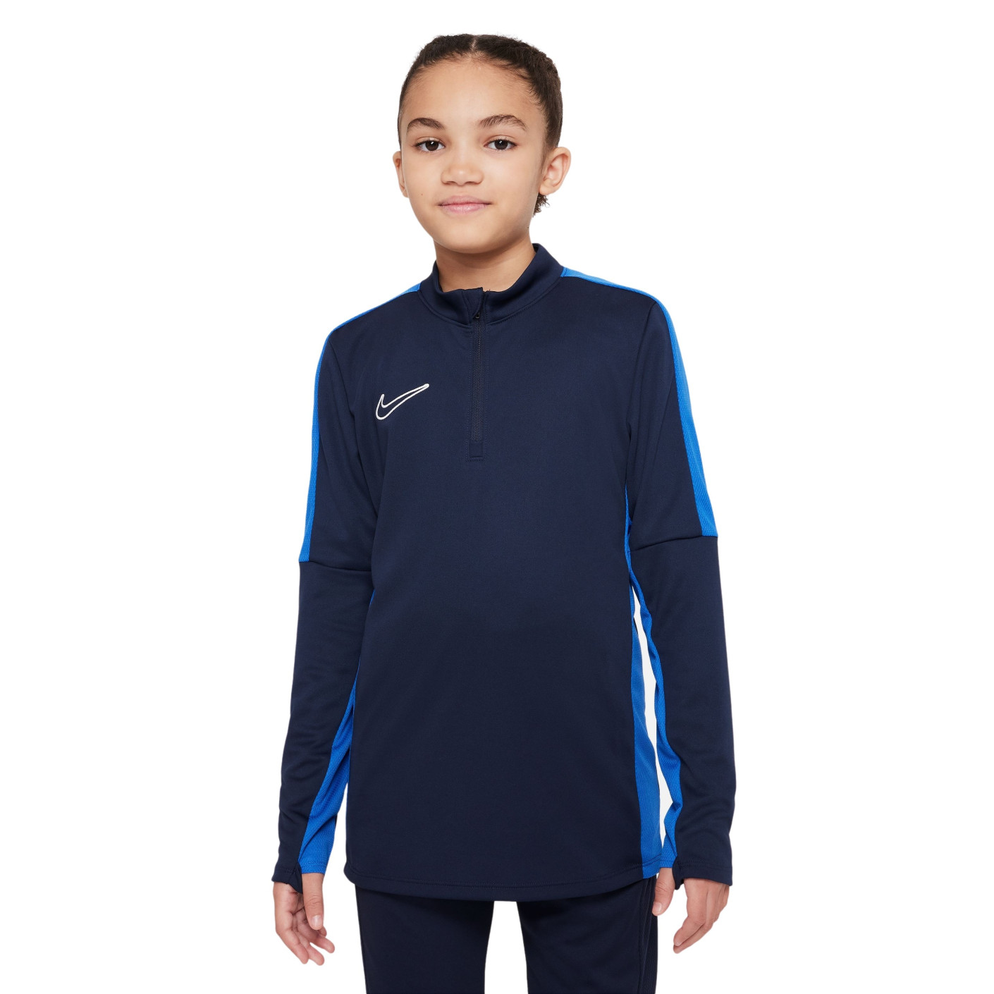 Nike Dri-FIT Academy 23 Haut d'Entraînement Enfants Bleu Foncé Bleu Blanc