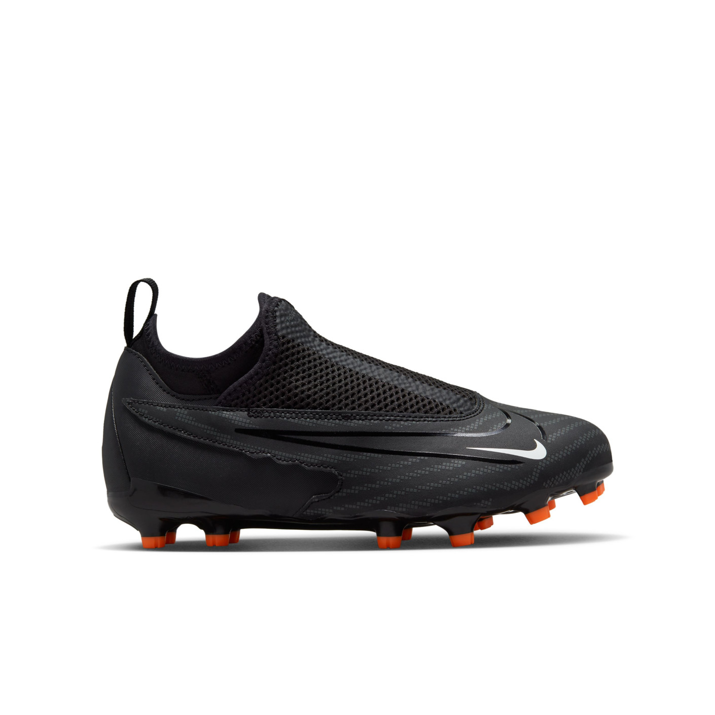 Nike Phantom GX Academy Dynamic Fit Gazon Naturel Gazon Artificiel Chaussures de Foot (MG) Enfants Noir Blanc Orange