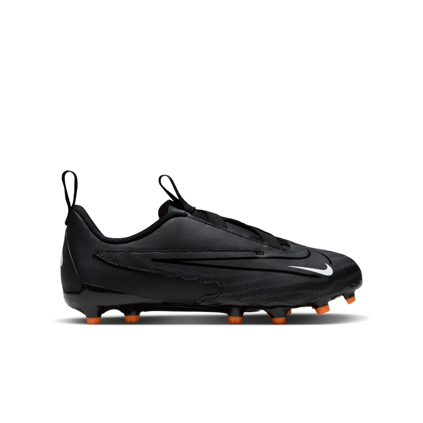 Nike Phantom GX Academy Gazon Naturel Gazon Artificiel Chaussures de Foot (MG) Enfants Noir Blanc Orange