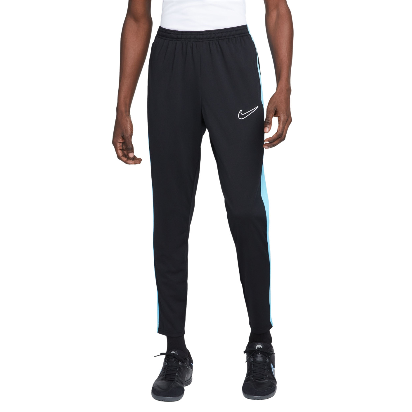 Nike Dri-Fit Academy 23 Pantalon d'Entraînement Noir Bleu Clair Blanc