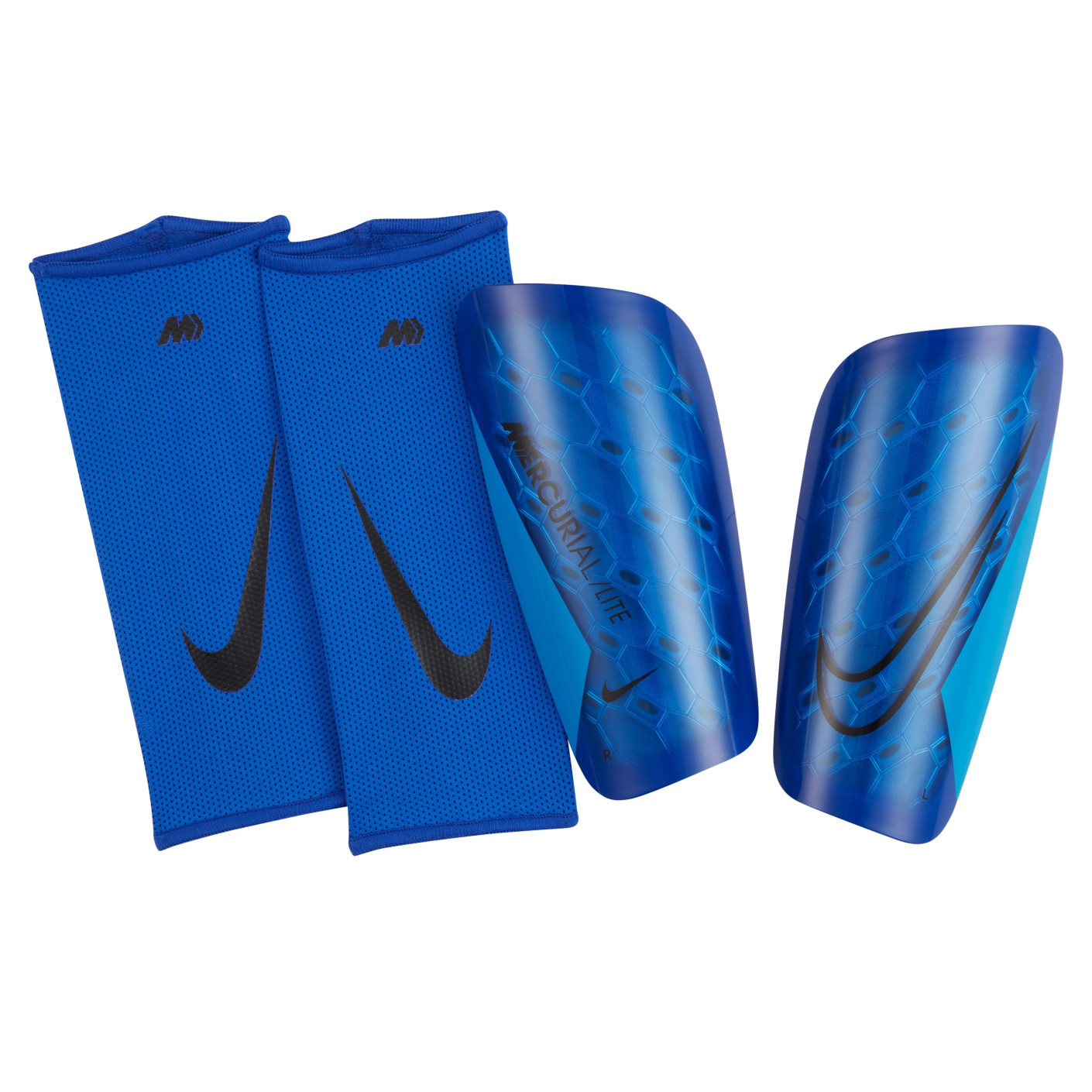 Nike Mercurial Lite Protège-Tibias Bleu Noir