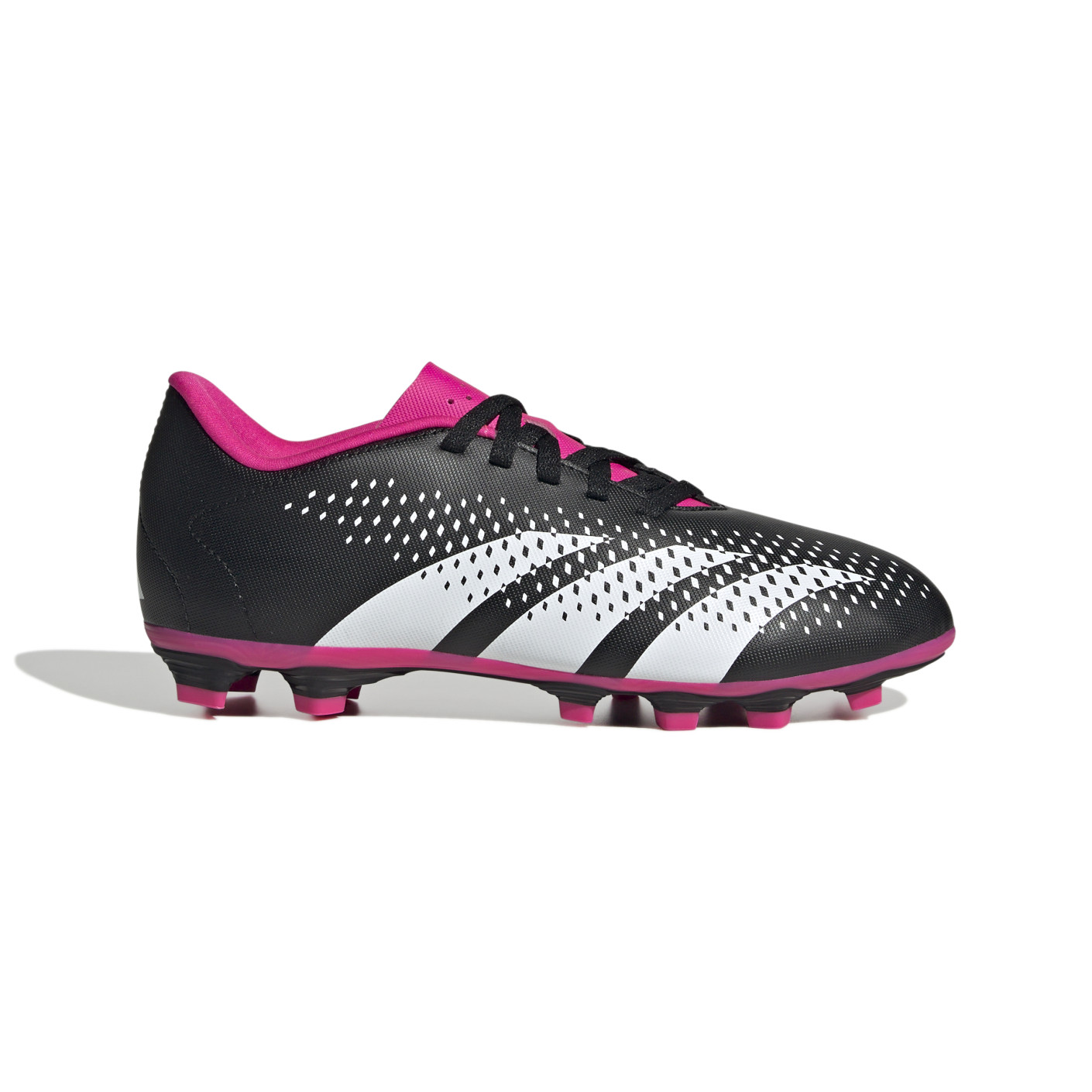 adidas Predator Accuracy.4 Gazon Naturel Gazon Artficiel Chaussures de Foot (FxG) Enfants Noir Blanc Rose