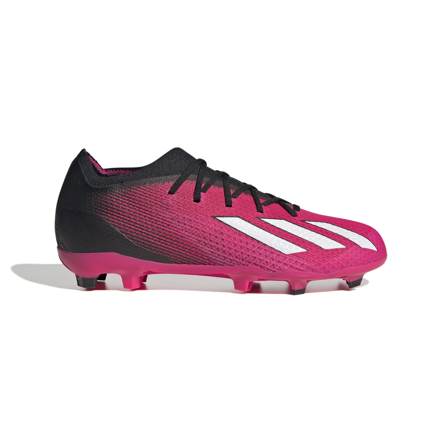 adidas X Speedportal.1 Gras Voetbalschoenen (FG) Kids Roze Zwart Wit