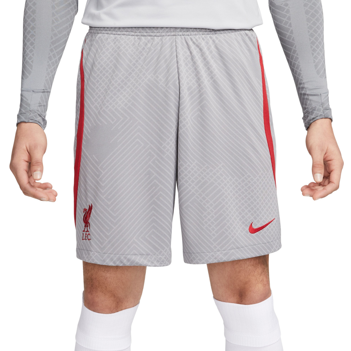 Nike Liverpool Strike Short d'Entraînement 2022-2023 Gris Rouge