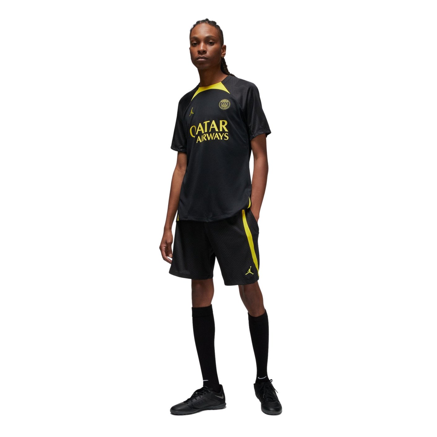 Nike Paris Saint-Germain X Jordan Strike Ensemble Training 2022-2023 Noir Jaune