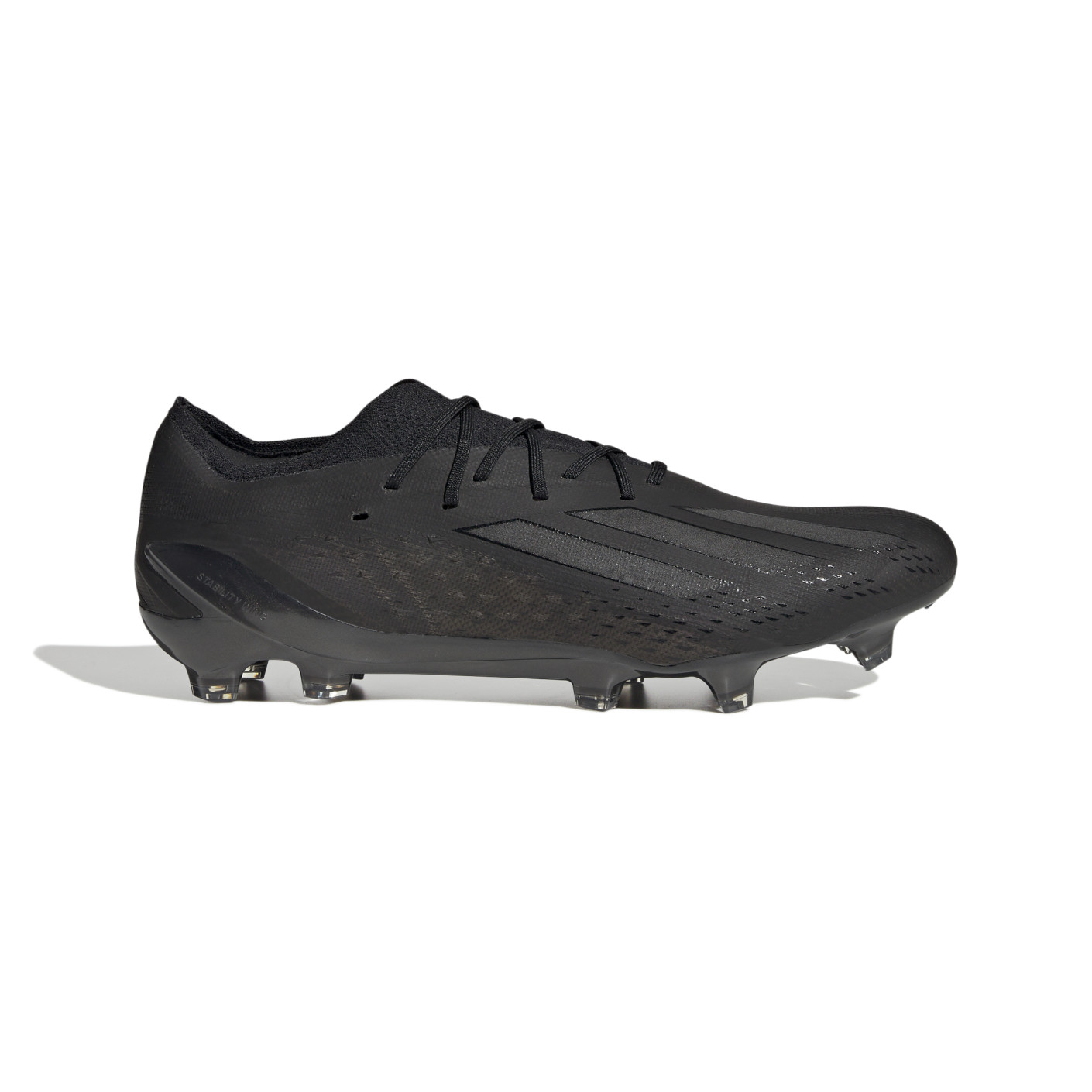 adidas X Speedportal.1 Gazon Naturel Chaussures de Foot (FG) Noir Anthracite