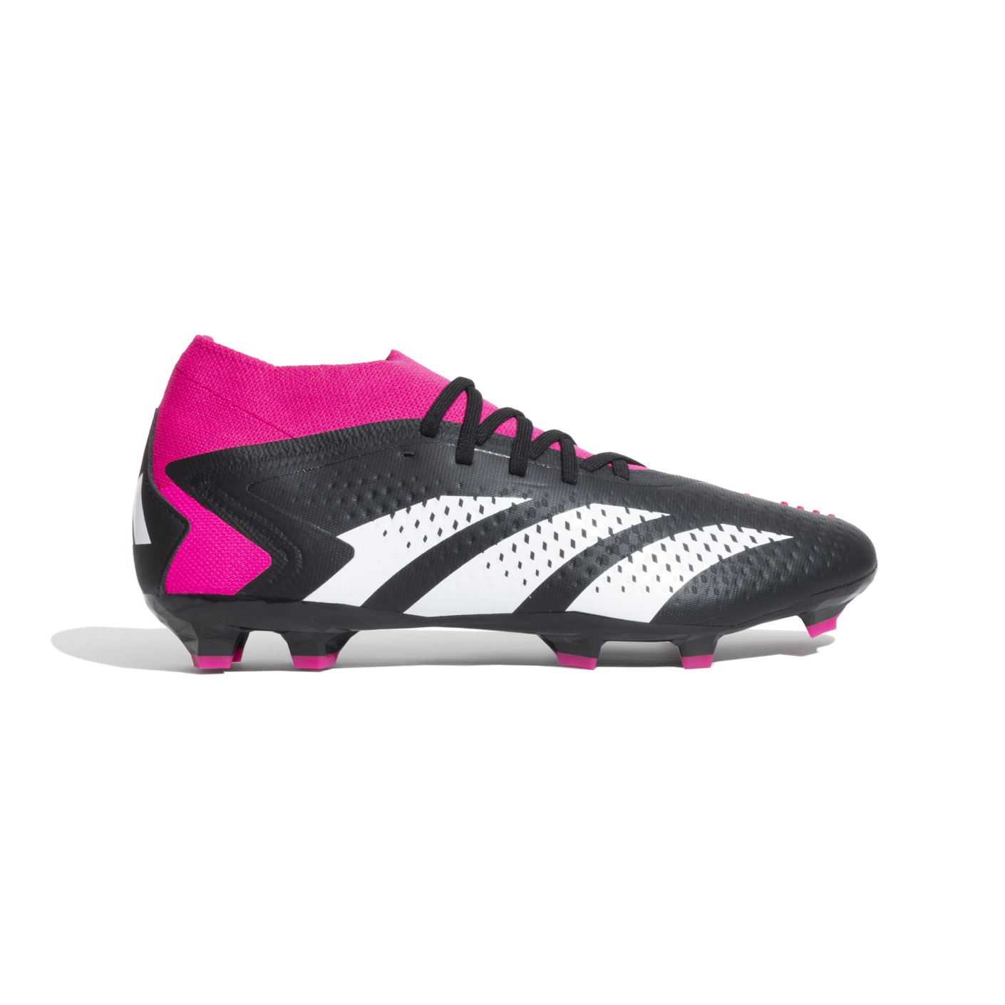 adidas Predator Accuracy.2 Gazon Naturel Chaussures de Foot (FG) Noir Blanc Rose