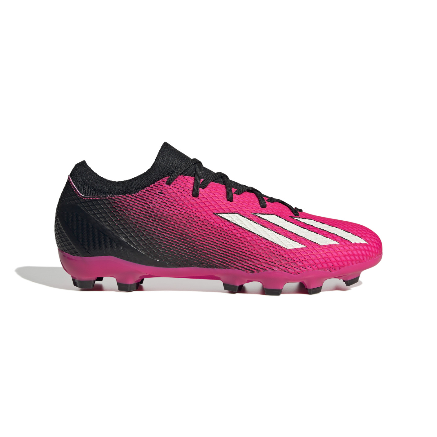 adidas X Speedportal.3 Gras / Kunstgras Voetbalschoenen (MG) Roze Zwart Wit