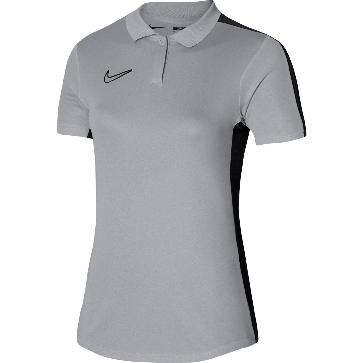 Nike Dri-FIT Academy 23 Polo Femmes Gris Noir Blanc